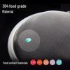 304 Stainless Steel Flour Sieve & Oil Strainer with Handle - Fine 60 Mesh Skimmer and Thickened Wide Edge Ladle