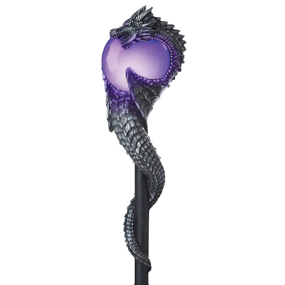 California Costumes Authentic Witch s Wand with Dragon and Crystal, 166cm, 60710