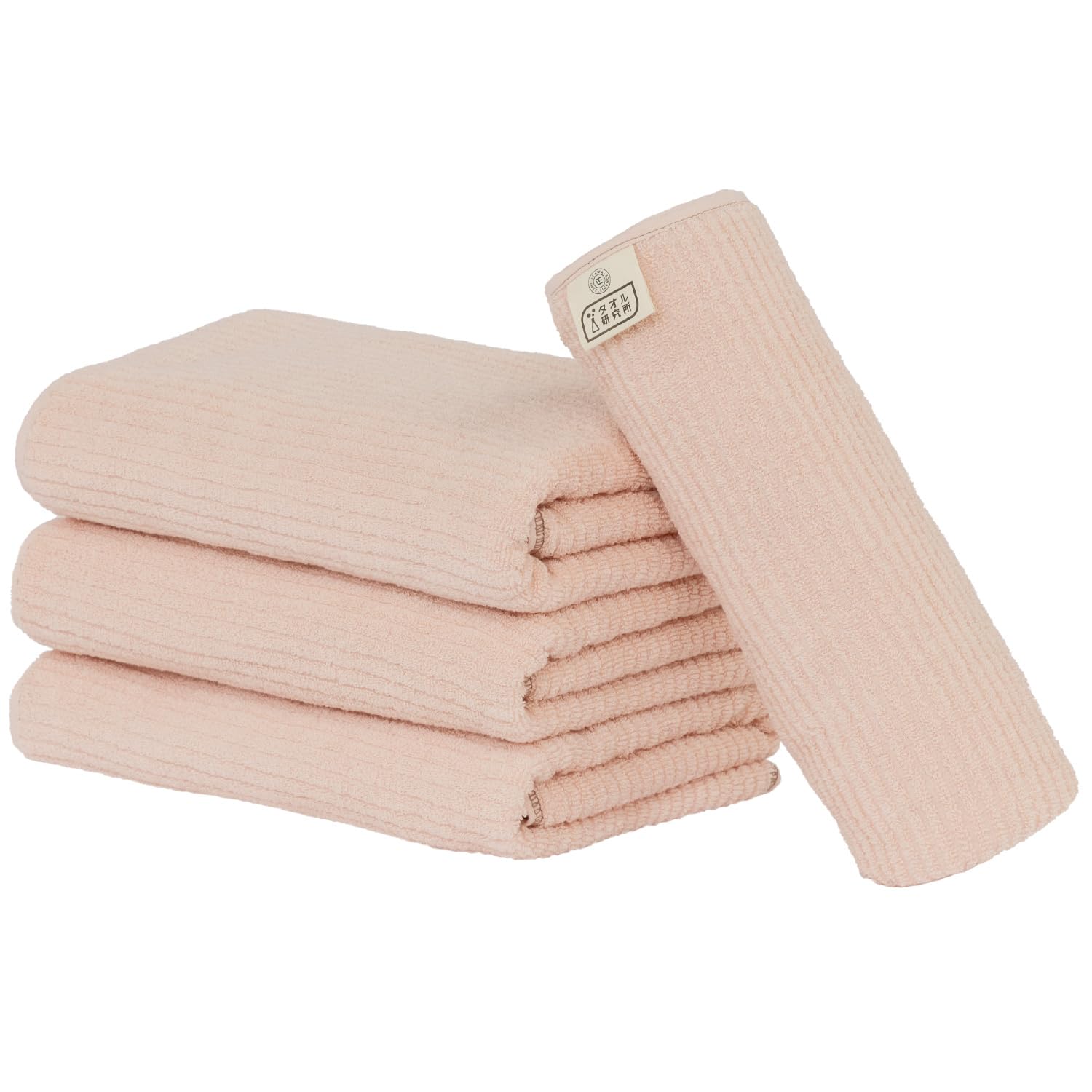 

Towel Laboratory Bath Set of Hand Ribbed Fast JapanTechnology [Smooth Touch] #032 Towels, Pink, 4, Kitchen, Thin, Towel, Smooth, Weave, Absorbency,