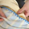 Light Blue Striped Duvet Cover Set with Sheet and Pillowcases Autumn Winter Warm Milk Velvet Bedding Set for Single Double Bed