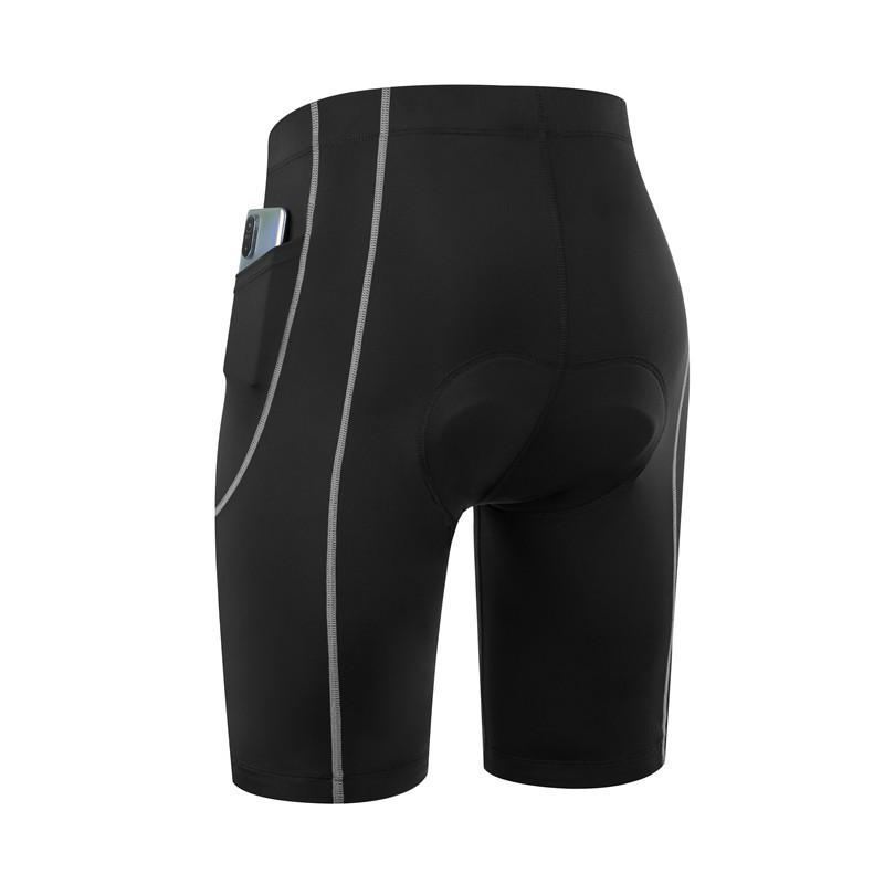 Mens Cycling Shorts With Padded Gel Seat Mountain Bike Road Riding Breathable Cotton Blend Use