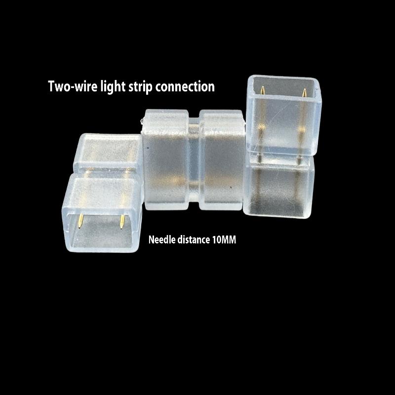 5Pcs Copper Rgb Connector Durable Gold 6/ 7/9/10/11/12/13Mm Led Strip Connector 2 Pin 3Pin 4Pin Terminals Connector Rgb