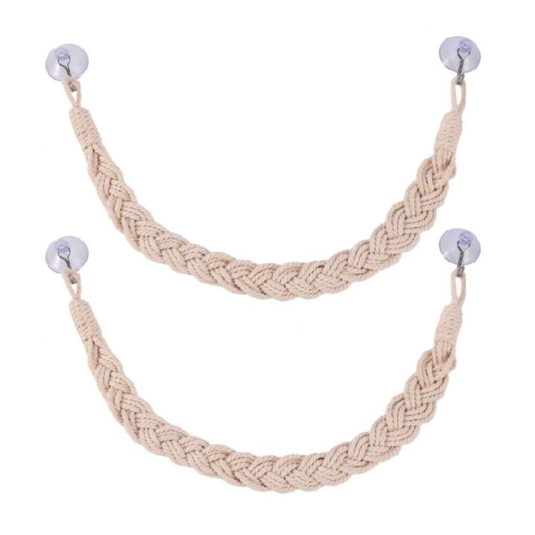 

2pcs Snake Habitat Decoration Reptiles Vine Reptiles Natural Regulable Moss Rope for Hermits Pet Tanks бежевий