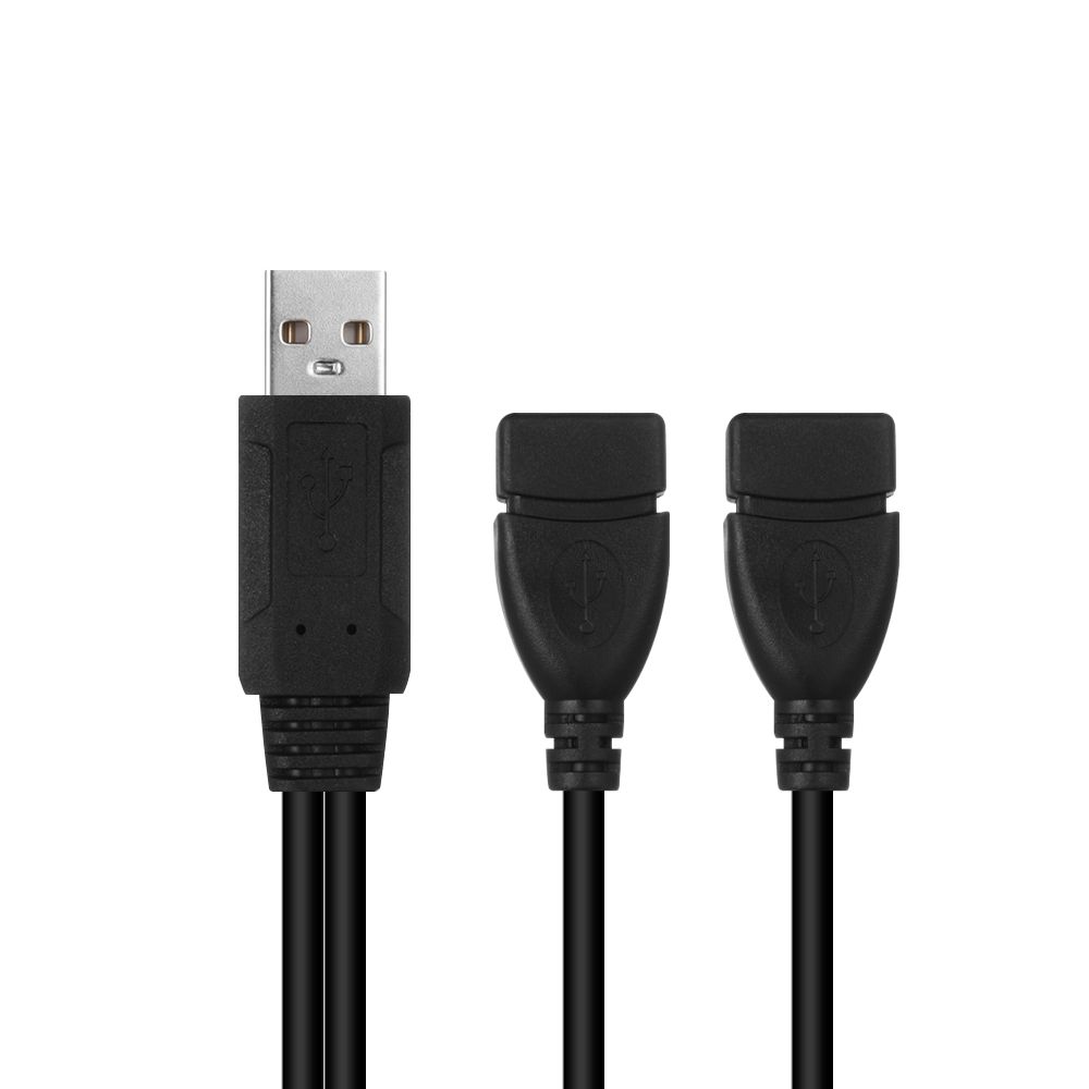 Conector Util de Mare Viteză Hub USB 2.0 Cablu Adaptor Splitter Y Tată la Dual Mamă