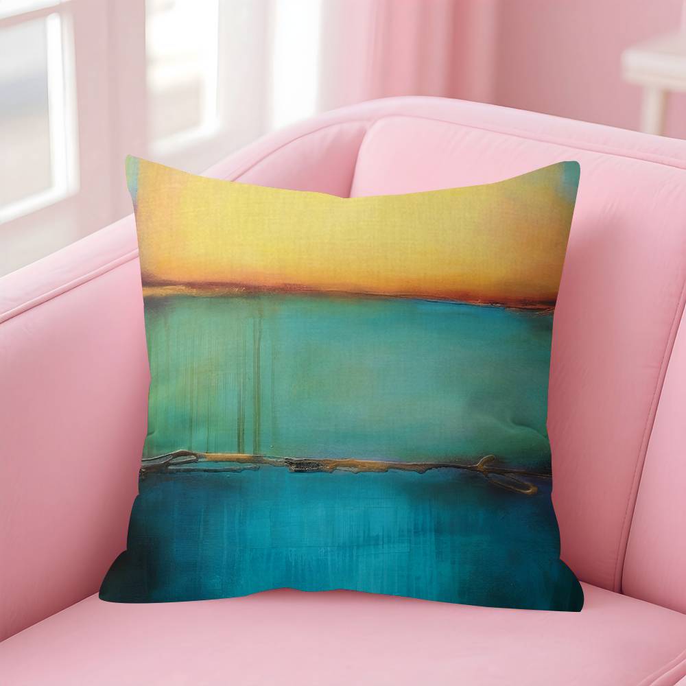 Art Mark Rothko Painting Pillow Cushion Cover Pillowcase Living Room Sofa Home Decor