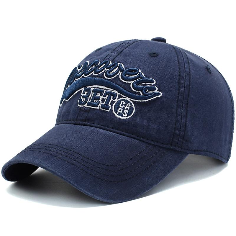 

Летняя бейсболка из хлопка с буквенным принтом NORTHWOOD для мужчин, дышащая женская кепка для папы, кепка Snapback Trucker Cap 56-60 cm темно-синий