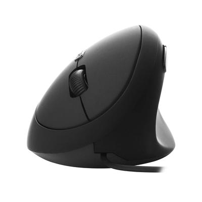 Ergonomic Vertical Wired Mouse, Silent, Right-Handed, Medium Size, Compact, 80012001600 DPI, 6 Buttons, Optical, WindowsmacOS Compatible (Wired)