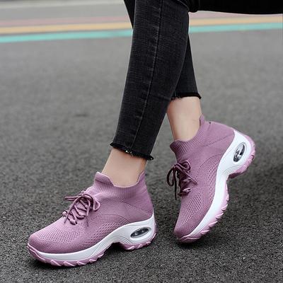 Herbst neue Fußabdeckung atmungsaktive Socken Schuhe Luftpolster Erhöhung Sportschuhe und Freizeitschuhe