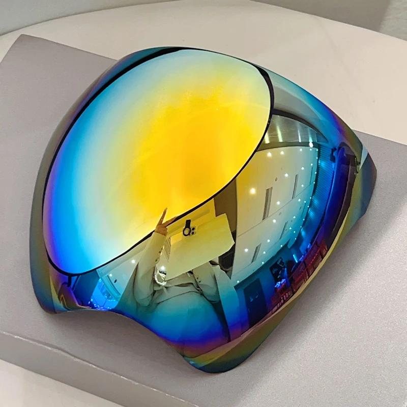 Huge Sports Goggle Men Futuristic Mirror Outdoor Cycling Protective Sunglasses Women Trendy Wrapped Round Anti-UV Shades