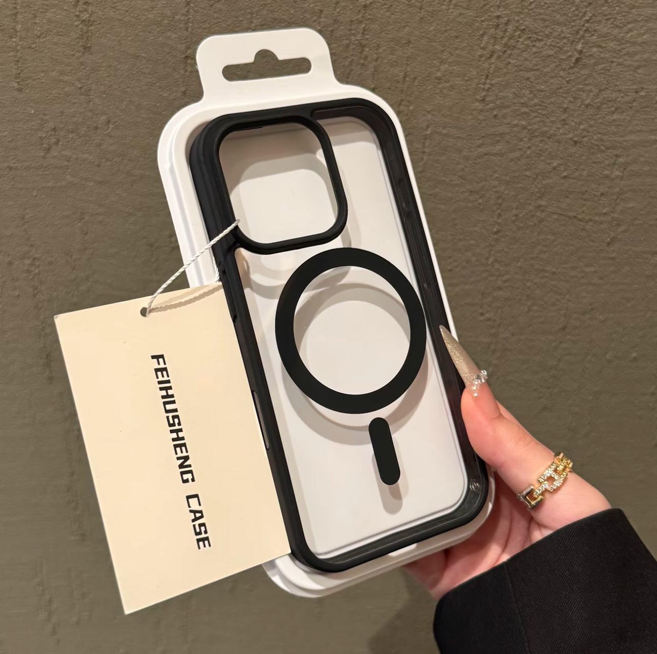 

New AI Camera Magnetic Acrylic Case for iPhone 16 Pro/Touch 15/14 - Full Coverage iPhone X/Xs