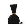Luxury Designer Soft Leather Clutch Bag Women Pleated Mini Bucket Pouch with Temperament Side Zipper for Party Evening