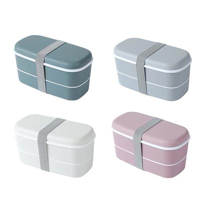 Simple Style Layered Japanese Bento Box Portable Outdoor Leak Proof Lunch Box Food Container Kitchen Accessories Tableware