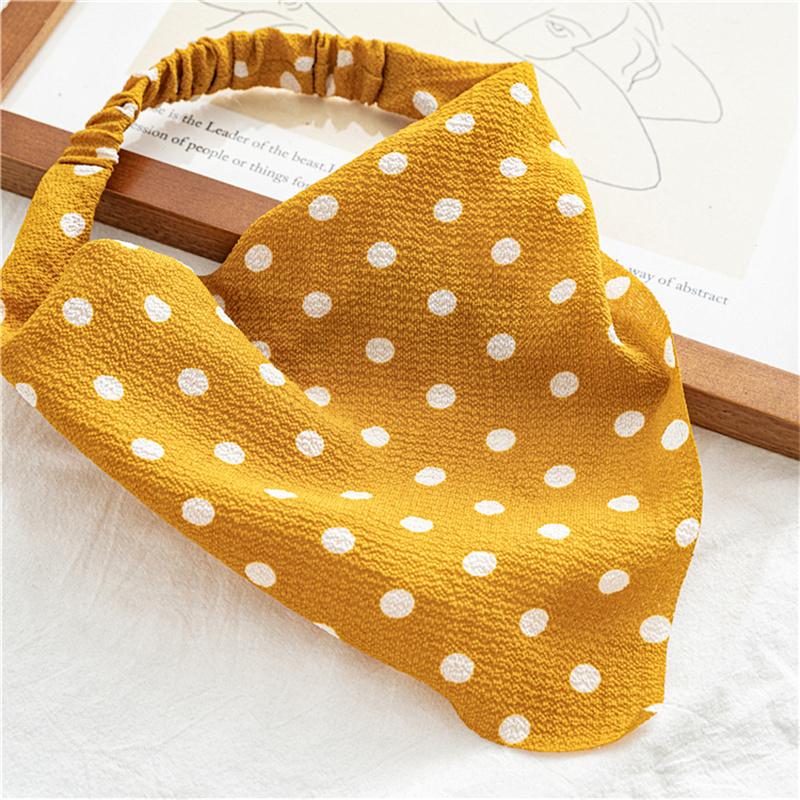 

Красивый шифоновый платок для волос с принтом в горошек для женщин, дам, для защиты от масла на кухне, для покупок на открытом воздухе, головной убор