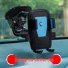 Shockproof Suction Cup Car Phone Holder for Trucks, Excavators & Loaders