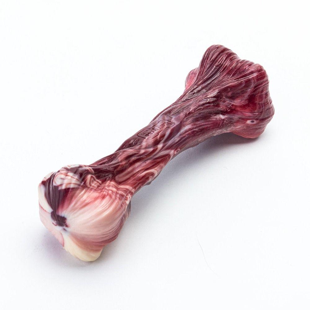 Simulation Bone Dog Chew Nylon Teeth Cleaning S-shaped Chew Toys Eco-Friendly Training Indestructible Dog Bone Medium Dogs
