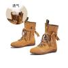Bandage Martin Boots Women's Autumn and Winter New Retro Pair Boots Western Cowboy Boots Versatile Boots Women