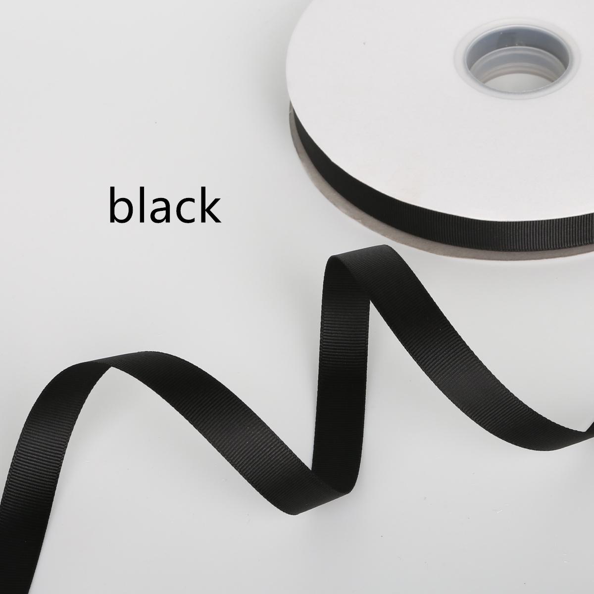 

Корсажная лента для декора и заворачивания подарков на Рождество 10MM чёрный