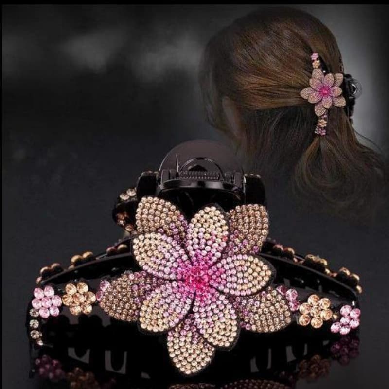 Simple Head Accessories Barrettes Flower Elegant Head Clip Hair Clip Hair Claw