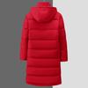 Fashion Winter Long Parkas for Men Jackets Thick Warm Black Overcoat Winter Coat With Hooded