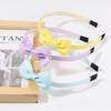 1pcs Cute Solid Color Ribbon Handmade Hair Bows Hair Bands for Girls Headband 20 Colors Cute Children Kids Baby Hair Accessories