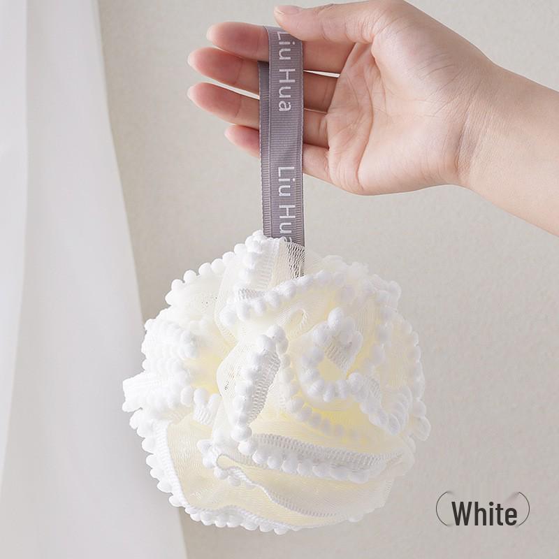 Cute Little Yellow Duck Soft Bristle Bath Brush for Adults & Kids - Long Handle Back Scrubber