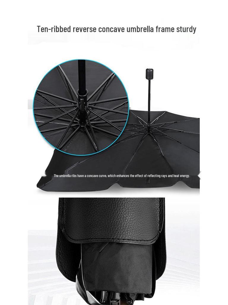 Foldable Car Sunshade: Front Windshield Sun Visor with Heat Insulation