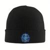 New Blue Firefighter Logo Knitted Hat Womens Unisexs Beanie Autumn Winter Hats Acrylic Fire Rescue Hip Hop Melon Cap