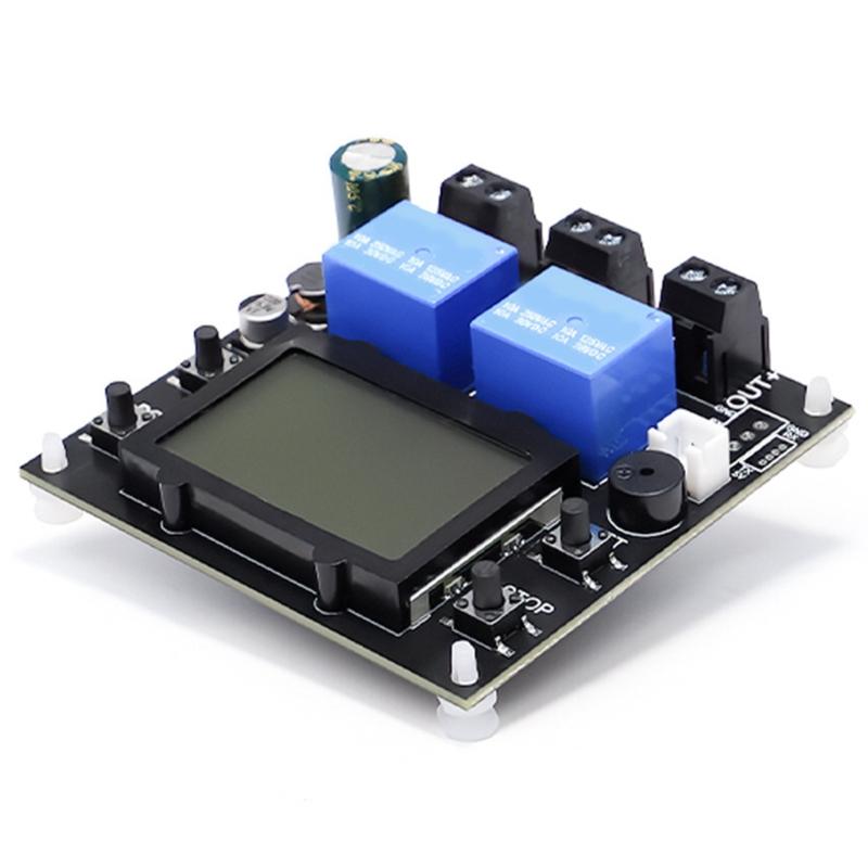Automatic Low Voltages Cutoff Switcher DC10V 110V With Relays LCD Display 10A Protections For Leads Acid Lithium Battery