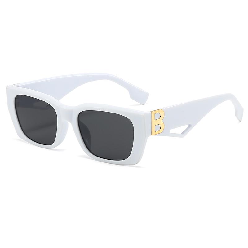 New Letter B Accessories Square Sunglasses Personality Sunglasses Fashion Trend Hollow Sunglasses MN5549
