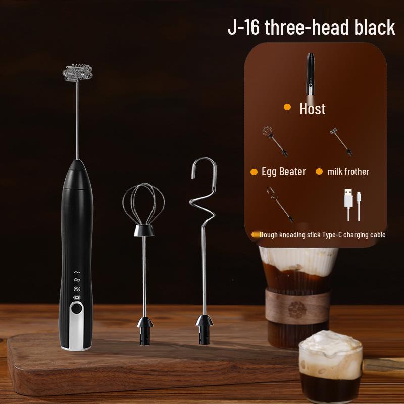 Portable Rechargeable Handheld Electric Milk Frother & Coffee Mixer