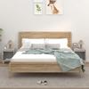 Maison Exclusive - Bedside Tables 2 Pcs Concrete Grey 40x35x50 Cm