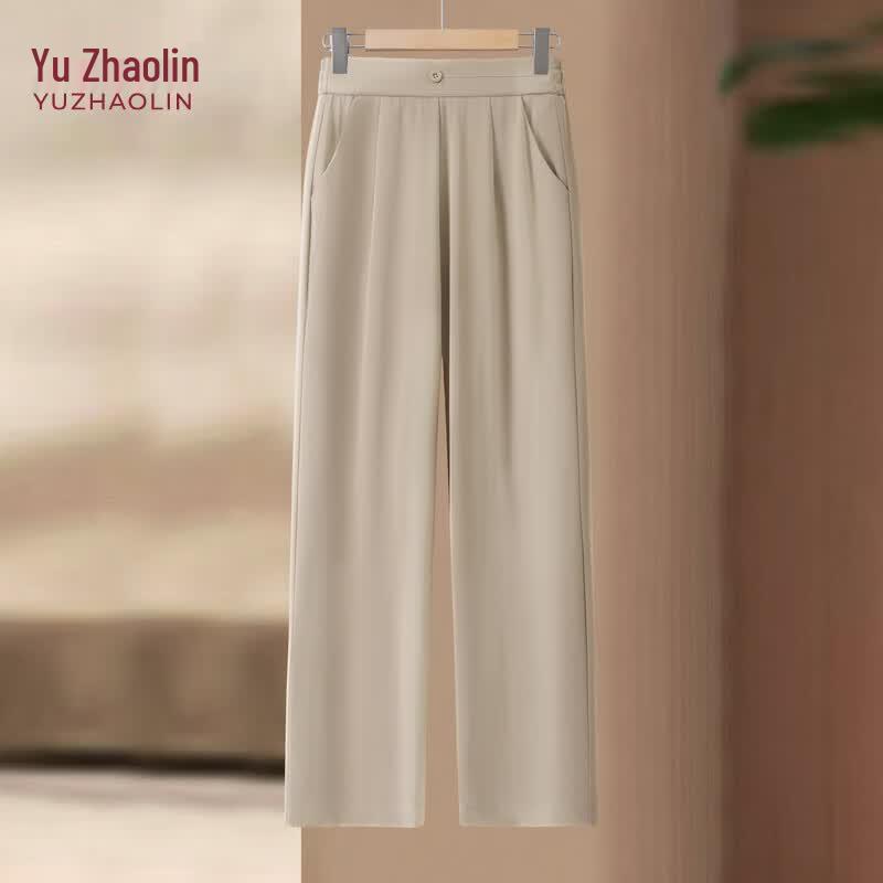 

YUZHAOLIN Women s Summer High-Waist Casual Pants 2XL