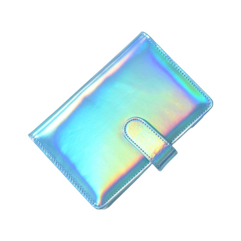 Practical 6 Ring Binder Planner Notebook Cover A5/A6 Refillable Loose Leaf Journal Notepad Cover Waterproof for Girls