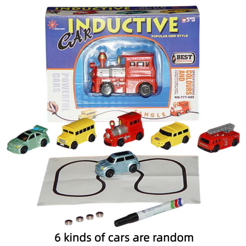 Road Pen Magic Inductive Car Toy Train Tank Draw Lines Playing Gift Children