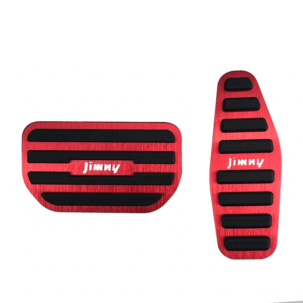 

BOYOUS Suzuki Jimny Sierra JB74W Automatic Aluminum Pedal Designed for and Set [Latest Model] JB64W, Transmission, High-Quality Covers, Tool-Free, AT,