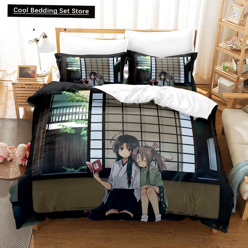 Zuihou (Kancolle) Bedding Set Single Twin Full Queen King Size Bed Set Aldult Kid Bedroom Duvet Cover Sets Print Bed Sheet Set