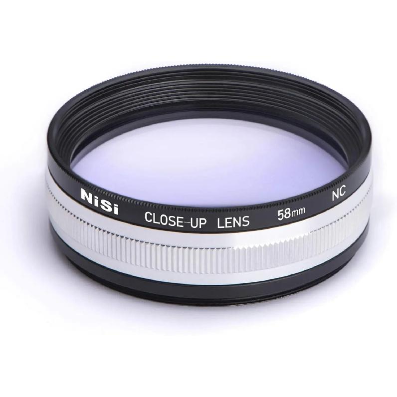 

NiSi - 58mm NC Close-Up Lens Kit, Close-Up Macro Lens Filter, 58mm Thread, +5 Diopters, Nano Coating, Optical Glass 58mm синий