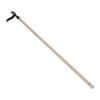 Stand Up Weed Puller Tool with Wood Long Handle Garden Hand Weeding Tool Aluminum Alloy Claw