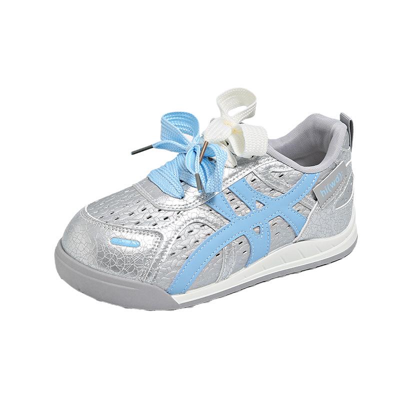 Summer little white shoes hollow breathable female students height increase mesh breathable board shoes platform casual shoes