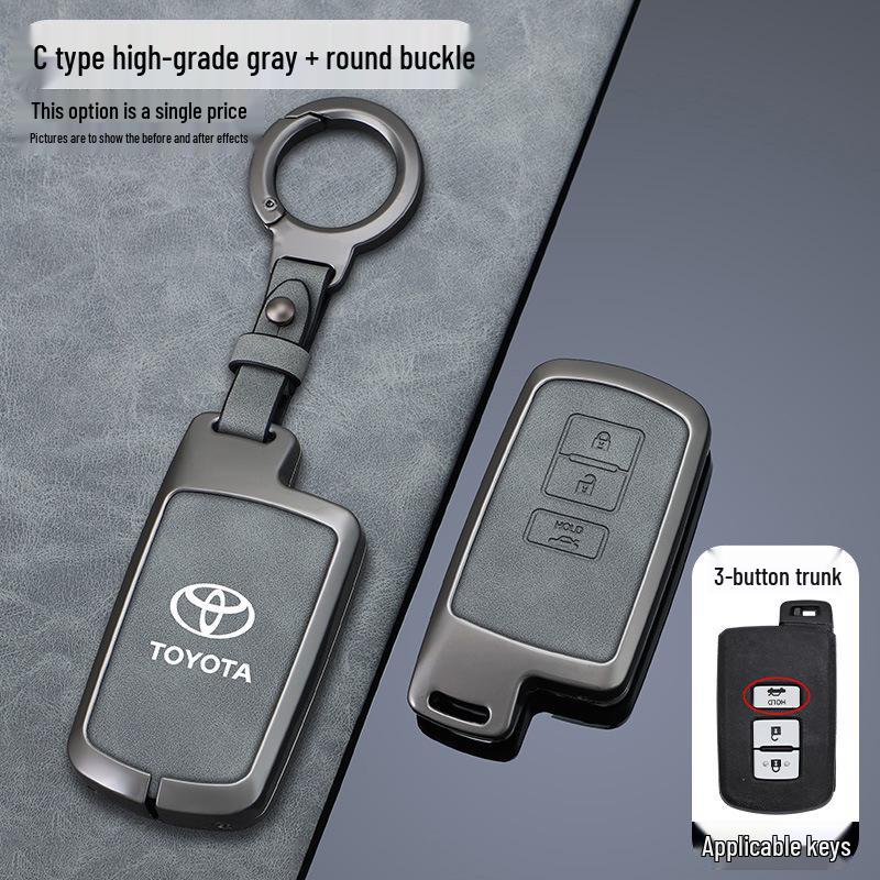 Key Case for 7th Gen Camry, 16-17 Model Land Cruiser, and 17 Model Land Cruiser 4000