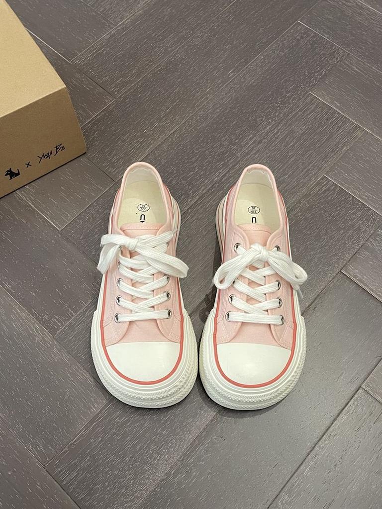 High-top Canvas Shoes Female Students Campus Style Niche Versatile Sports and Leisure Shoes Summer New Fashion