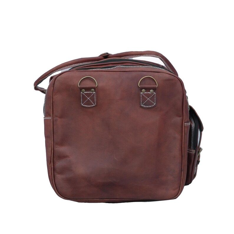 Classic Duffle for Him or Her Handmade Travel Luggage Vintage Leather Weekender Bag