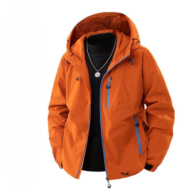 Sports Outdoor Men and Women Windproof Waterproof Jacket Hiking Mountain Climbing Leisure Single Charge Jacket