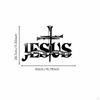 Metal Christian Wall Decor Belief Based Gift Jesus Cross Art Hollowout Design Sign for