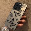 Butterfly Pattern Case For Iphone 16 15 14 13 12 11 Pro Max Cover For Iphone 16 Pro Max Funda Coque Bumber Shell 15 14 Case