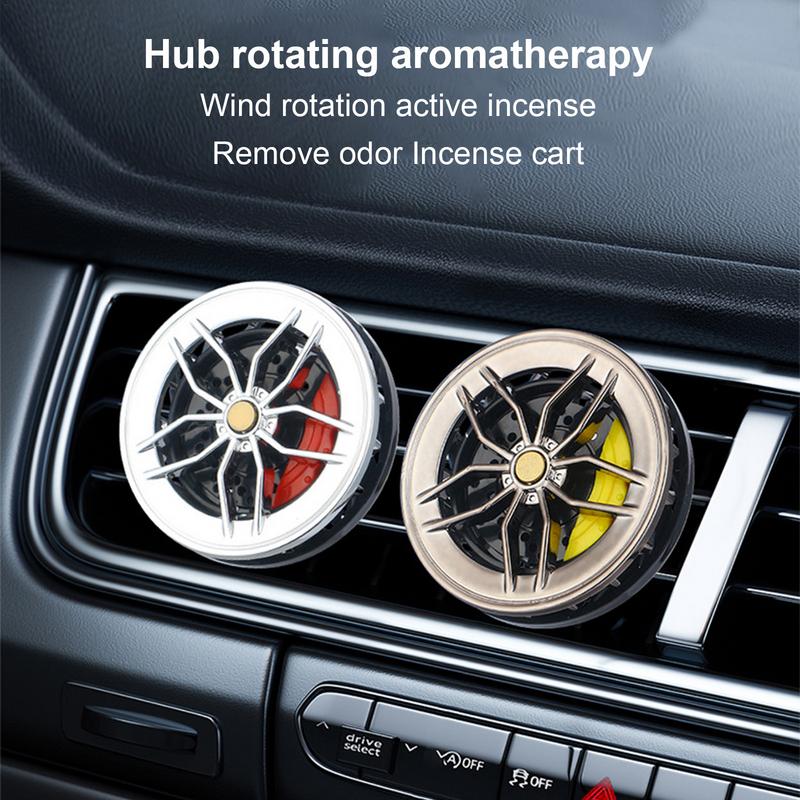 Car Diffuser Vent Clip Car Fragrance Diffuser Vent Clip Wheel Design Car Outlet Aromatherapy Stylish Car Accessories Interior