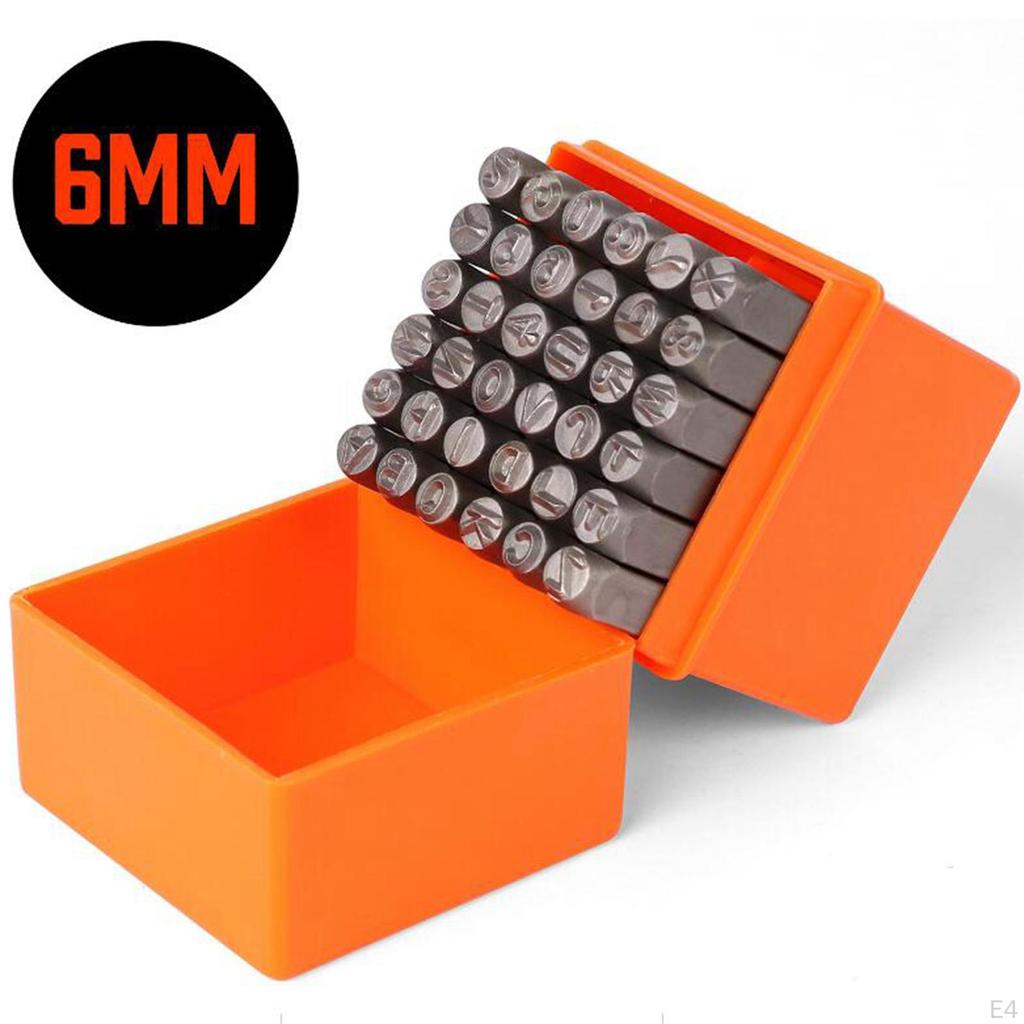 36pcs Letters And Numbers Stamp Set Leather Craft Stamping Tools