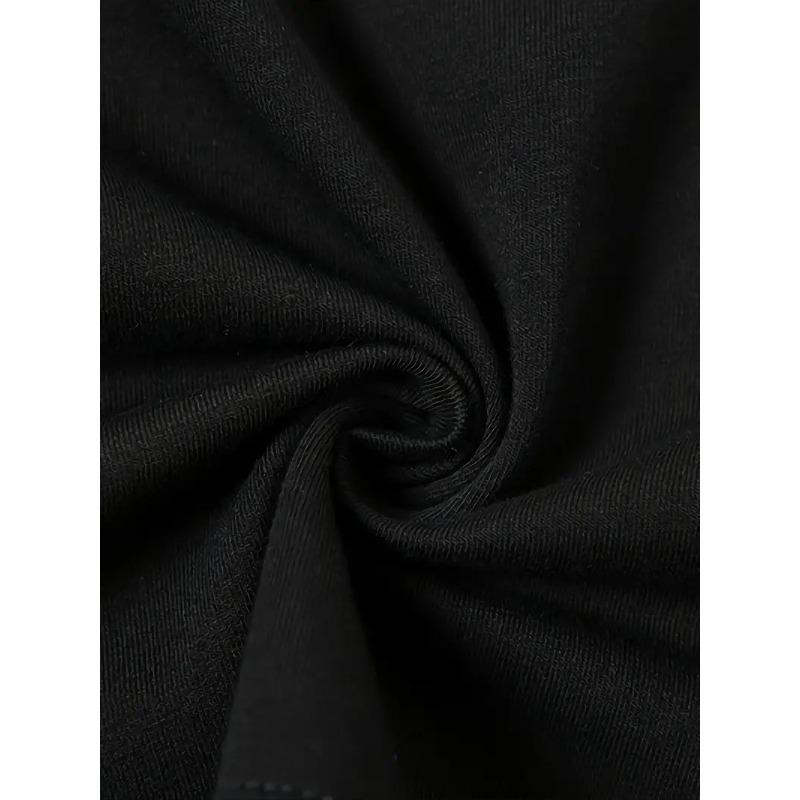 European Size Women's Short Sleeve T-Shirt with Artistic Four Horses Print - White Crew Neck, Machine Washable, All-Season Comfort,Horse Lover Gifts