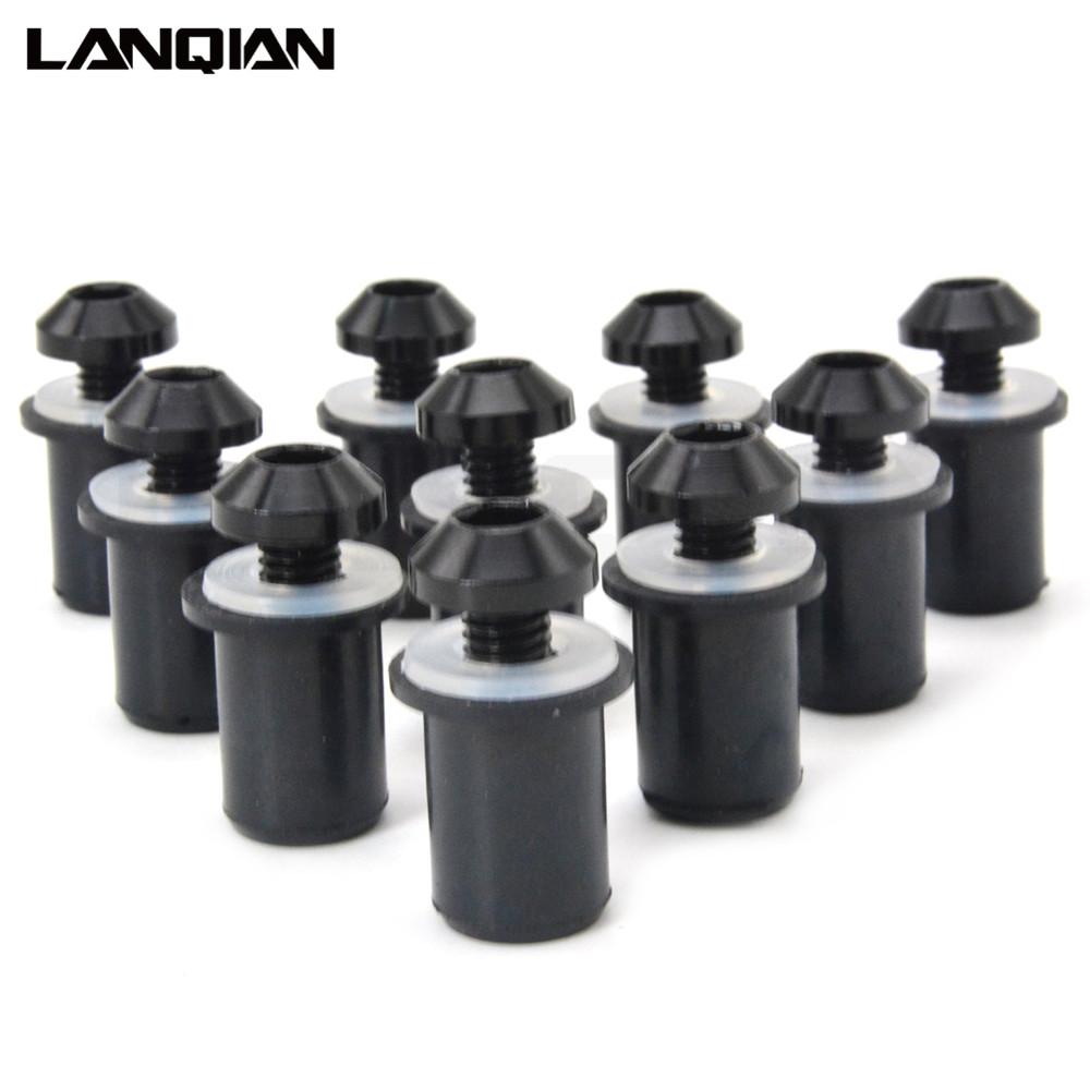 10PCS Fairing Wind Screen Screw Bolt Kit Windshield Mounting Nut bolt For Honda CBR600RR CBR1000RR CBR250RR CBR 600 1000 250 RR