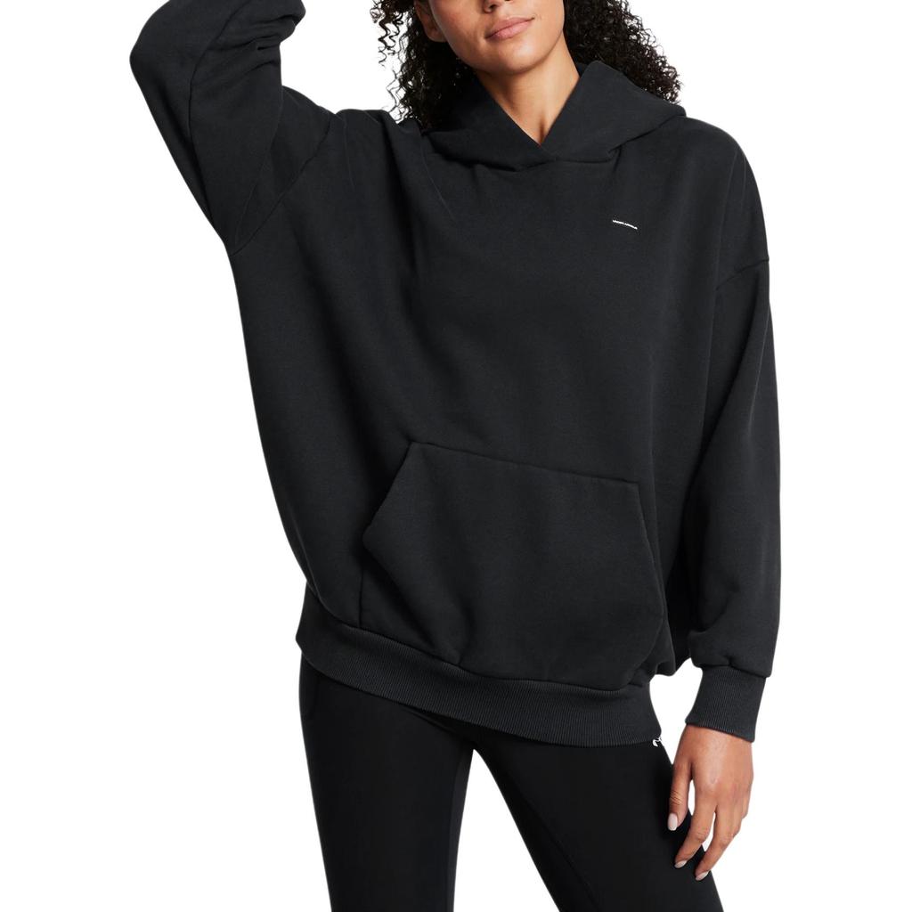 Under Armour Icon Pullover Fleece Training Long Sleeve Sweatshirt Women sweatshirt Black 1386485-001